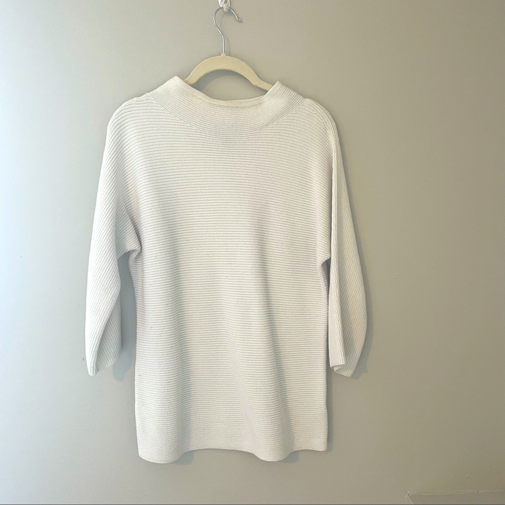 White Lands’ End Cowl Neck Sweater
